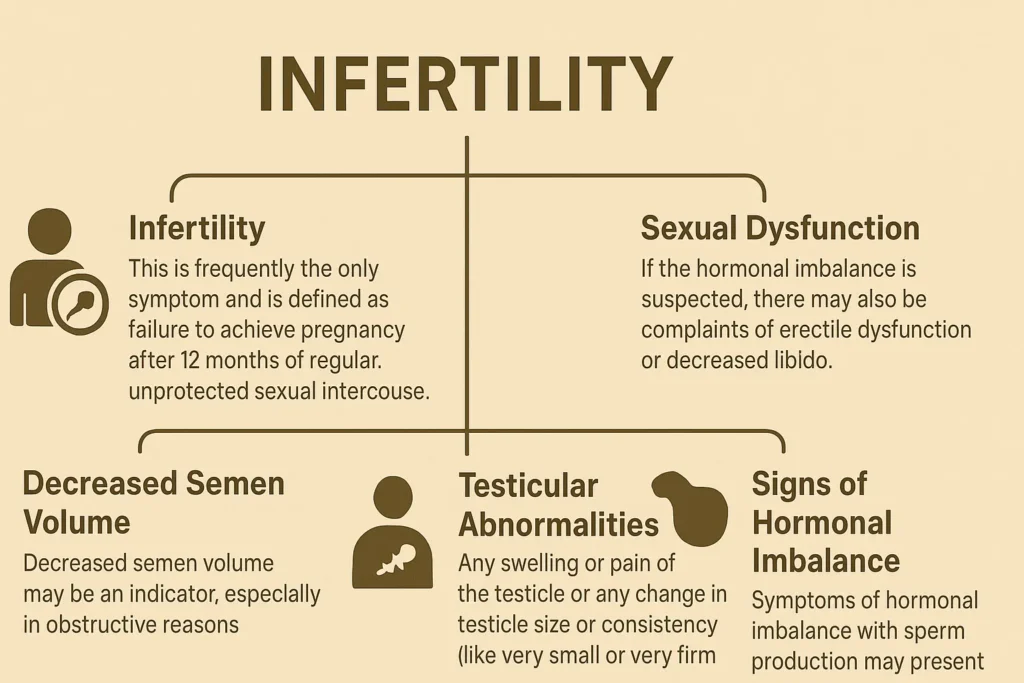  Visual representation of infertility issues and the sequential stages of pregnancy, highlighting key developmental milestones.
